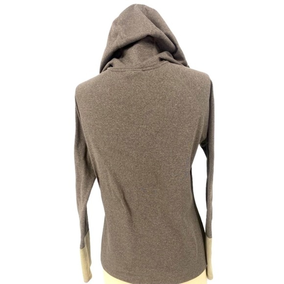 North Face half button up Color block Hoodie SZ Medium - Picture 2 of 9